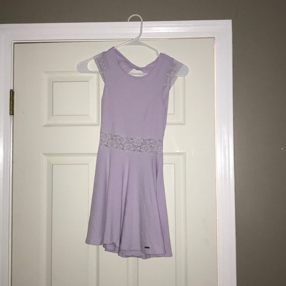 Purple skater dress